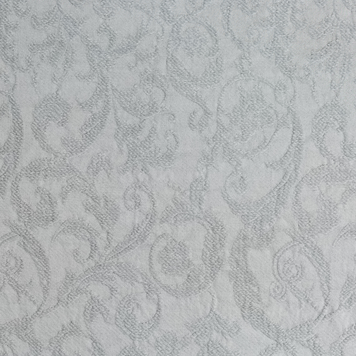Mineral:  A close up of Adele fabric in mineral, a soothing seafoam blue with subtle grey-green undertones.