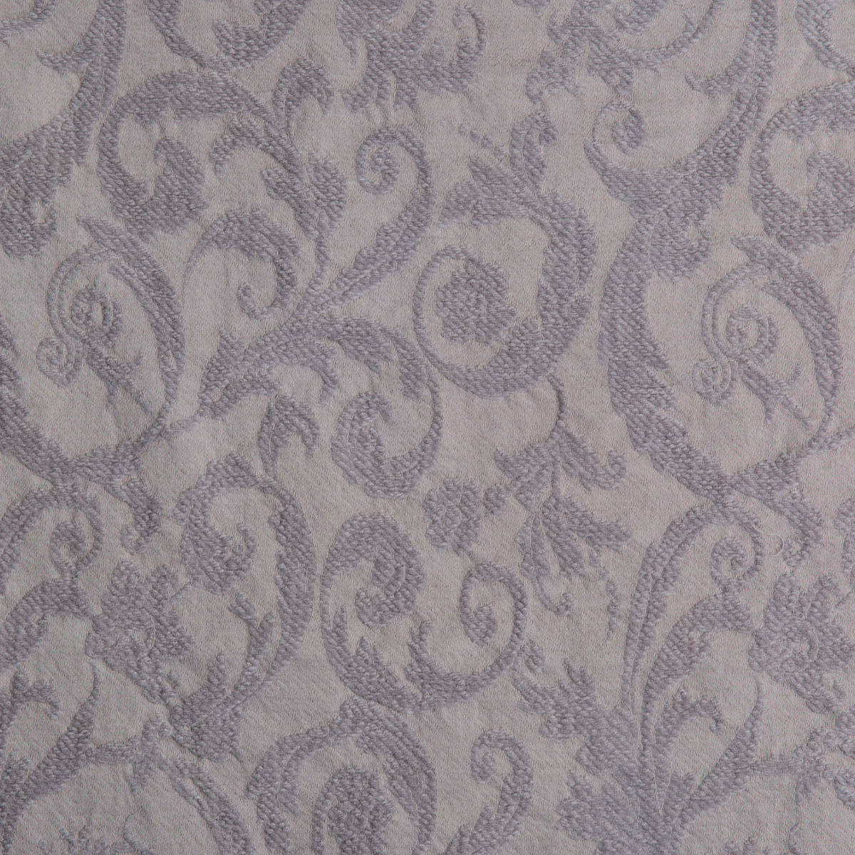 Moonlight: A close up of Adele fabric in moonlight, a saturated, cool, mid-dark grey tone. 