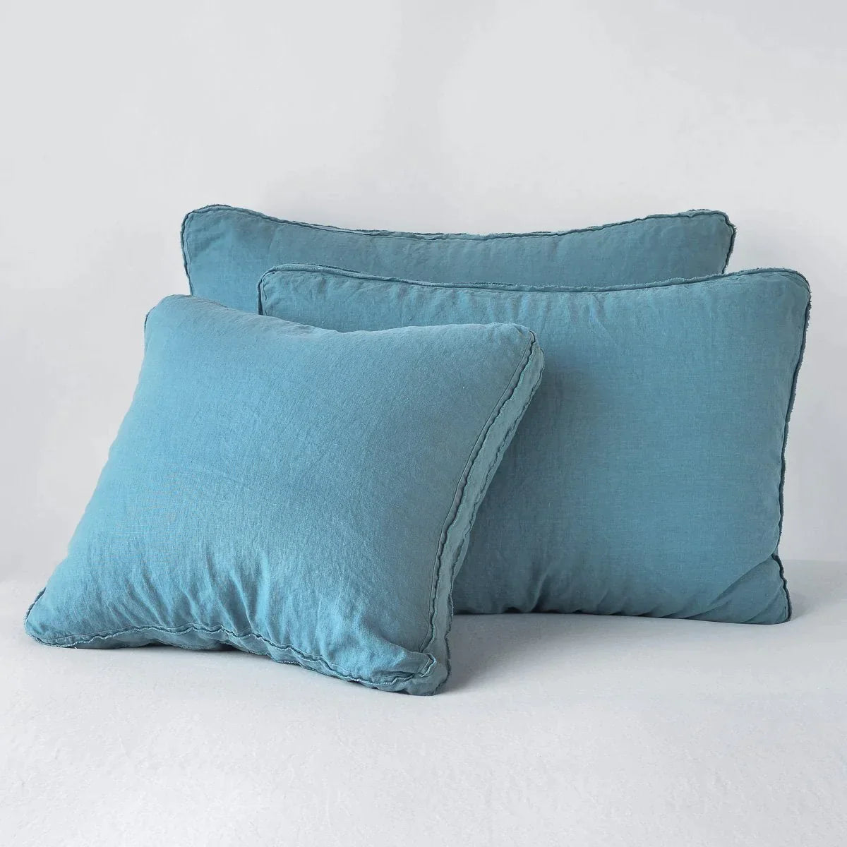 [allvariants]: Austin shams in cenote colorway shown leaning upright on white background.