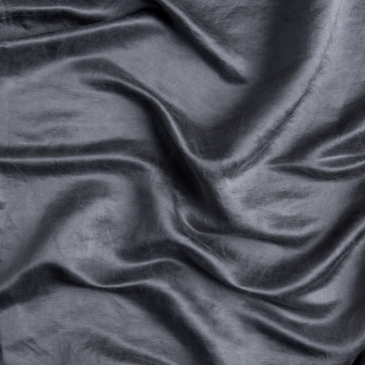 French Lavender: a close up of charmeuse fabric in french lavender, a neutral violet tone.