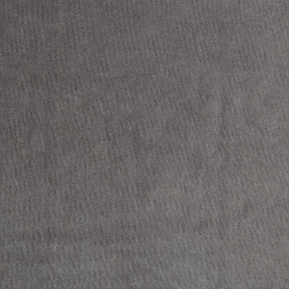 Moonlight: A close up of cotton velvet fabric in moonlight, a saturated, cool, mid-dark grey tone.