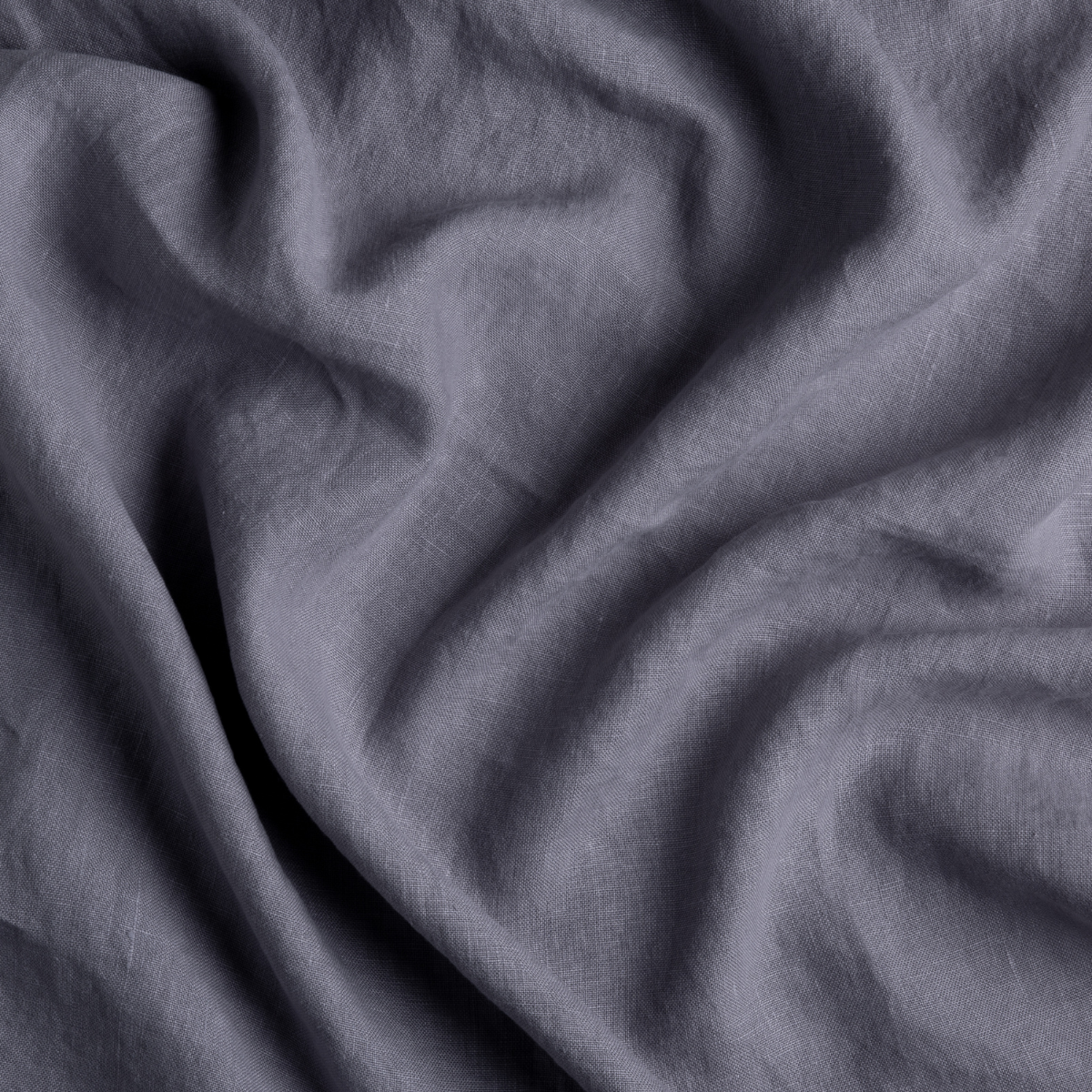 French Lavender: a close up of midweight linen fabric in french lavender, a neutral violet tone.