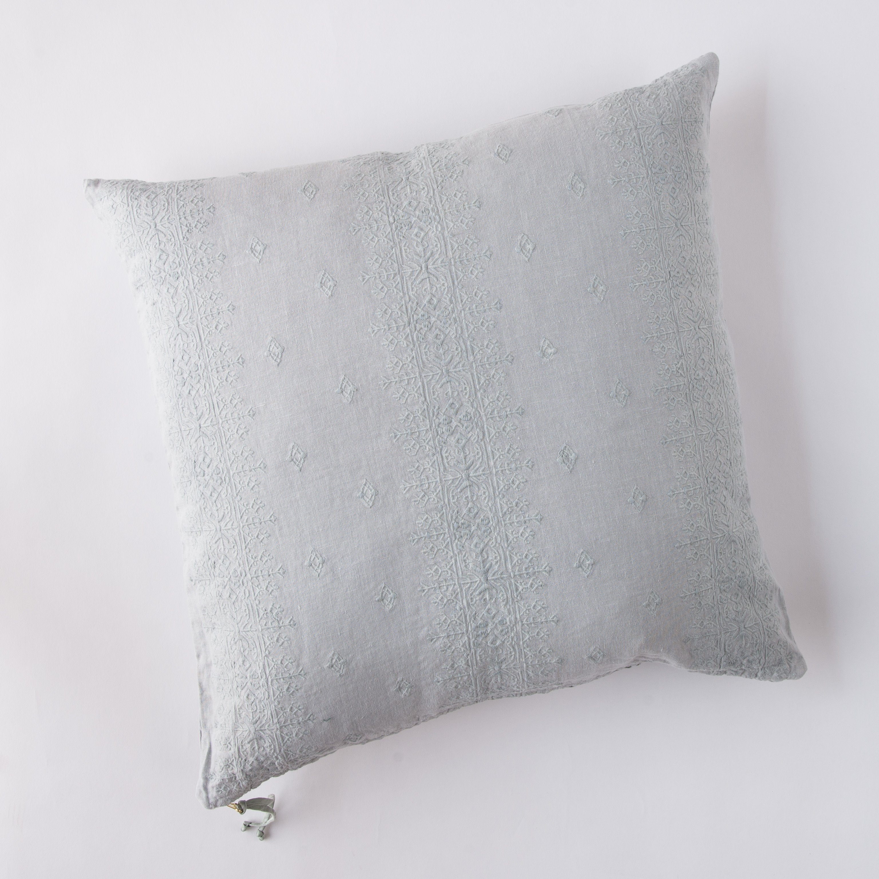 Mineral: pillow on a white background - overhead view.