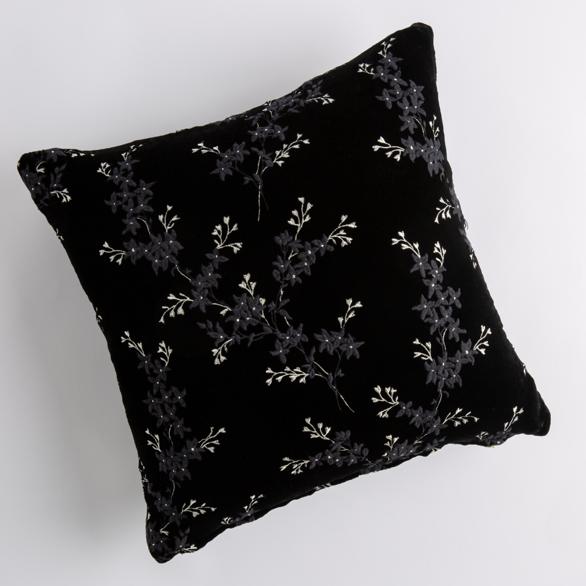 Corvino: pillow against a plain background - overhead view.