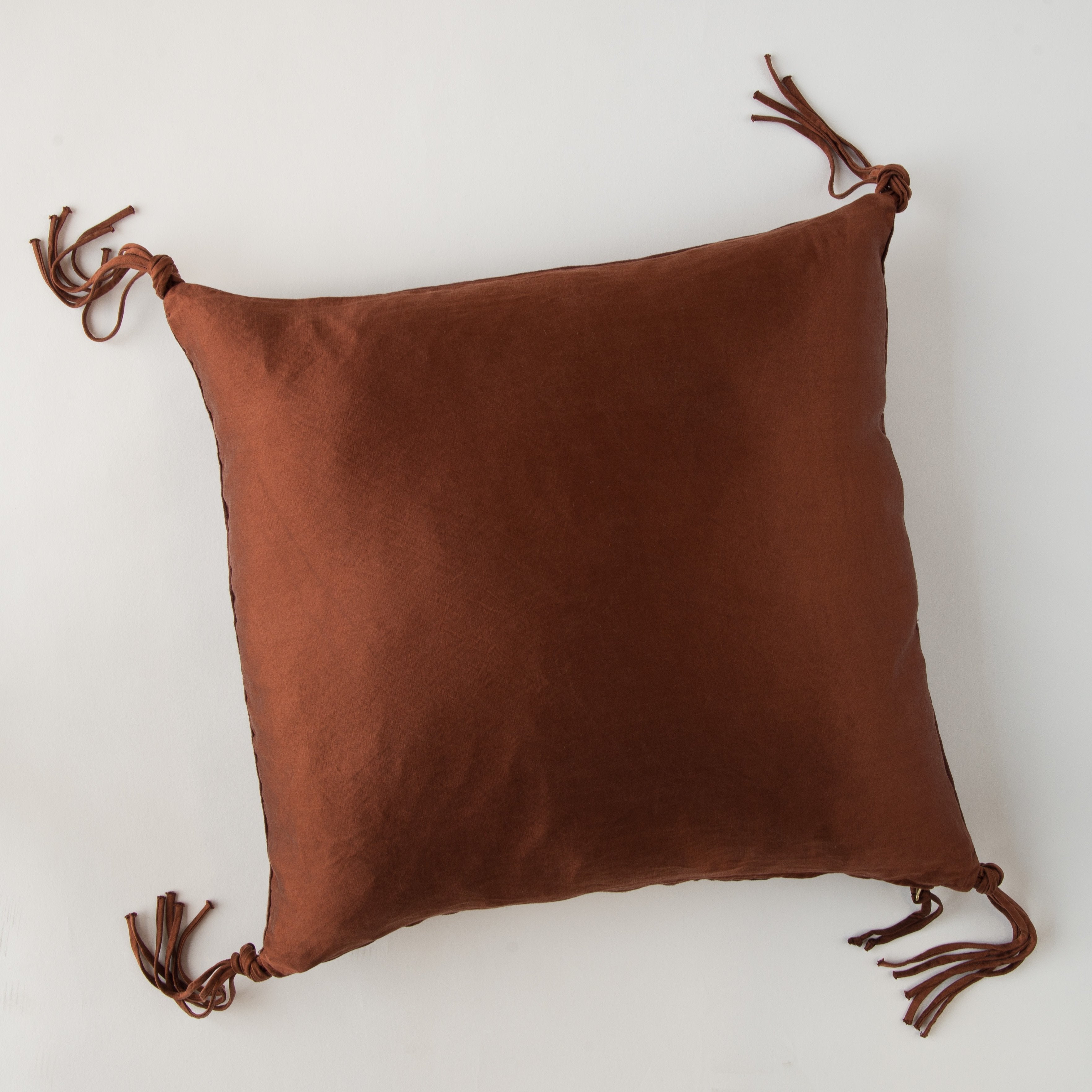 Mahogany: overhead view on white background.